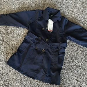 Uniqlo girls trench coat